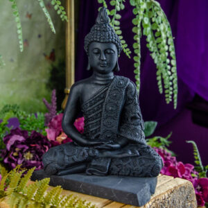 Shungite Buddha at DreamingGoddess.com