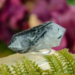 Tourmalated Quartz Double Terminated Point at DreamingGoddess.com