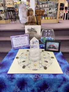 Water Crystal Grid for July dreaminggoddess.com