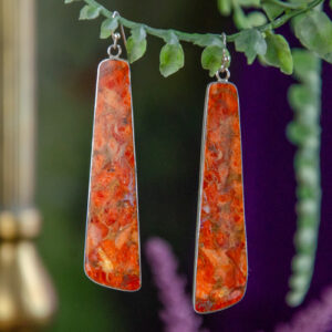 Coral Earrings at DreamingGoddess.com