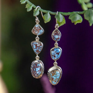 Kazakhstan Turquoise Earrings at DreamingGoddess.com