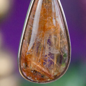 Rutilated Quartz Pendant at DreamingGoddess.com