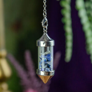 Sodalite Chamber Pendulum at DreamingGoddess.com