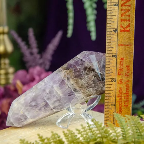 Small Double Terminated Clear Quartz and Amethyst - Crystals Gems