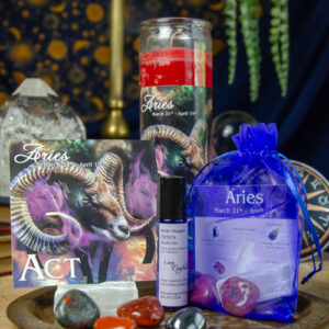 Aries Zodiac Set, Zodiac Wellness Kit at DreamingGoddess.com