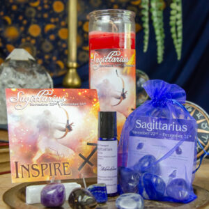 Sagittarius Zodiac Set, Zodiac Wellness Kit at DreamingGoddess.com