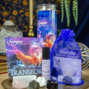 Scorpio Zodiac Set, Zodiac Wellness Kit at DreamingGoddess.com