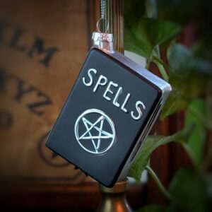 sPELLBOOK ORNAMENT @DREAMINGGODDESS.COM