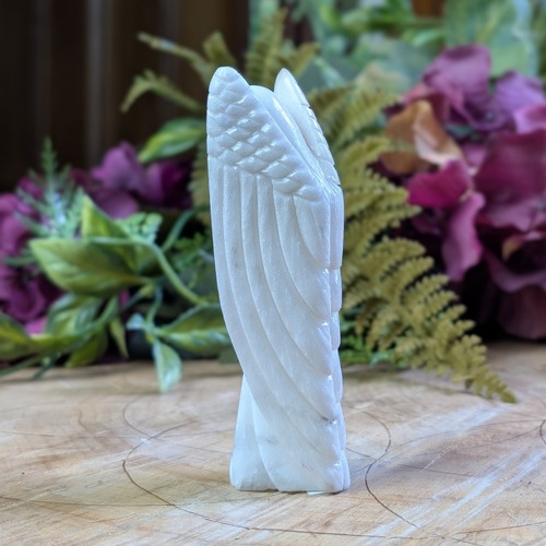 Carved Marble Praying Angel @ dreaminggoddess.com