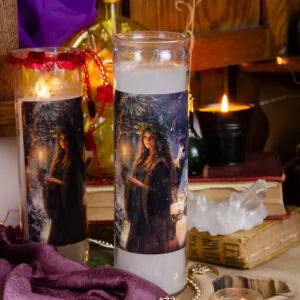 winter solstice ritual candle