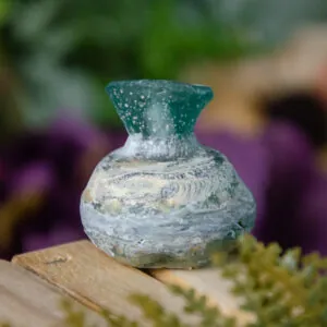 Roman glass bottle at DreamingGoddess.com