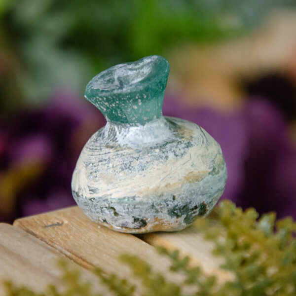 Roman glass bottle at DreamingGoddess.com