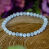 Aquamarine beaded bracelet at dreaminggoddess.com