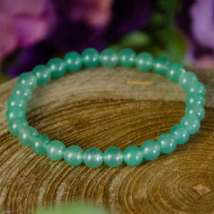 Aventurine Beaded Bracelet at dreaminggoddess.com