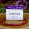 Carnelian Beaded Bracelet at dreaminggoddess.com