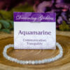 Faceted aquamarine bracelet at dreaminggoddess.com