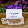morganite chip bracelet at dreaminggoddess.com