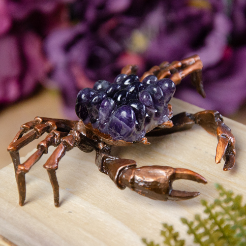 amethyst crab @DREAMINGGODDESS.COM