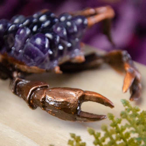 amethyst crab @DREAMINGGODDESS.COM
