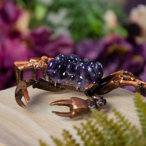 amethyst crab @DREAMINGGODDESS.COM