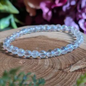 clear quartz aura bracelet @ dreaminggoddess.com