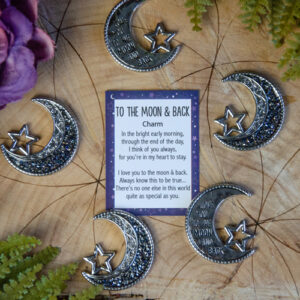 To The Moon and Back Charm at DreamingGoddess.com