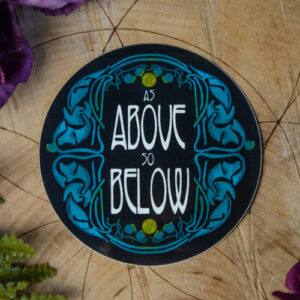 As Above So Below Sticker at DreamingGoddess.com