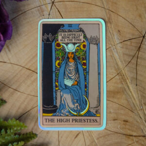 The High Priestess Tarot Card Sticker at DreamingGoddess.com
