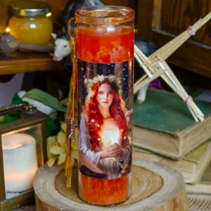 Brigid Ritual Candle at DreamingGoddess.com