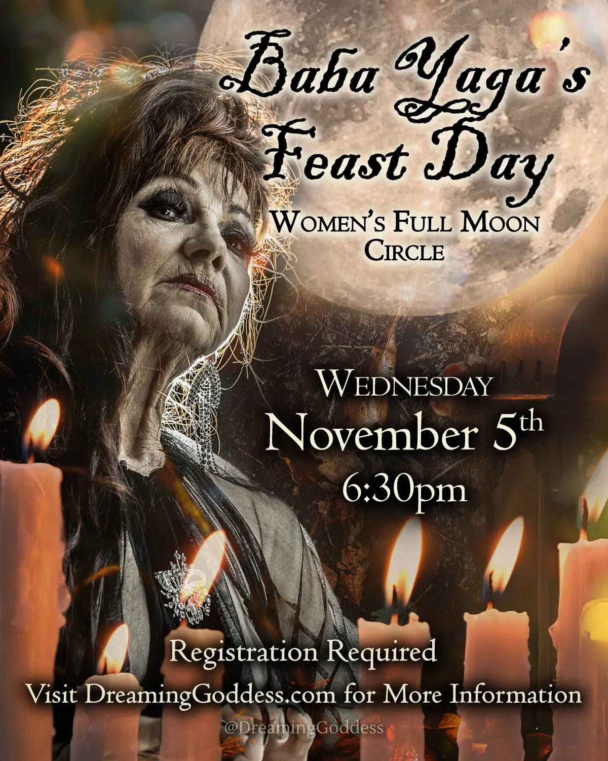 baba yaga at the dreaminggoddess.com