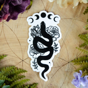 Celestial Serpent, Snake Sticker at DreamingGoddess.com