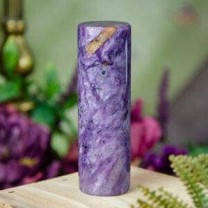 Charoite with Tinaksite Pillar at DreamingGoddess.com