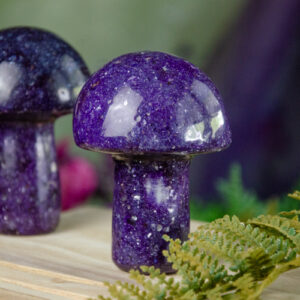 Purple Goldstone Mushrooms at DreamingGoddess.com