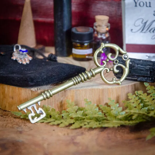 Brass Key of Protection at DreamingGoddess.com