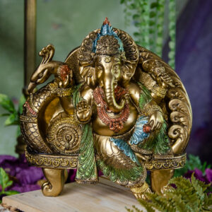 Ganesha on Peacock Statue at DreamingGoddess.com