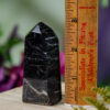 Black Tourmaline Tower with Iron Inclusions at DreamingGoddess.com