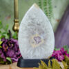 druzy agate with amethyst @dreaminggoddess.com