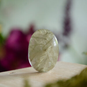 palm stone mini rutile quartz @dreaminggoddess.com