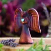 Small Raku Spirit Angel at DreamingGoddess.com