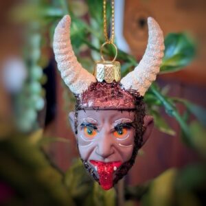 wee krampus ornament @dreaminggoddess.com