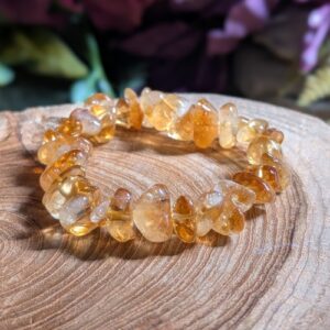 chunky citrine bracelet @ dreaminggoddess.com
